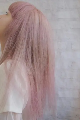 ロング カラー ハイトーンカラー RYUのヘアスタイル