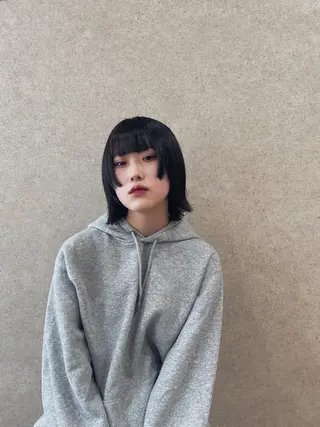 ミディアム 潤艶髪師 まむのヘアスタイル