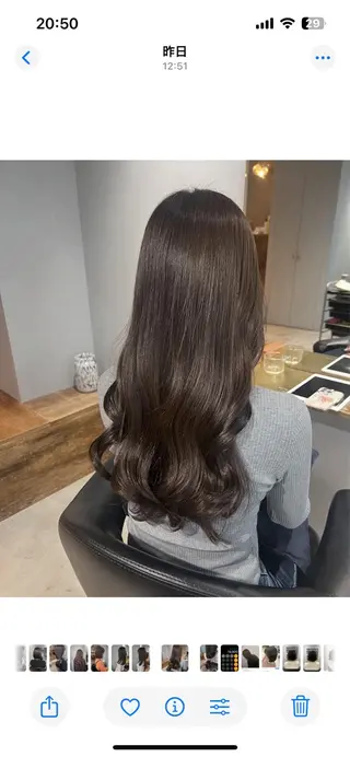 ロング カラー akane/ボブ /オリーブ/ブラウンのヘアスタイル