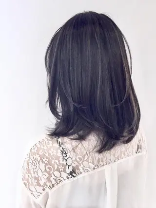 ミディアム natsu ナチュラルのヘアスタイル