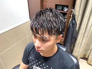 ミディアム メンズ HIRO GINZA 池袋東口店所属・林田 龍明のヘアスタイル