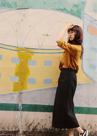 セミロング カラー パーマ LAMP HAIR  ランプヘアー所属・徳永 博志のヘアスタイル