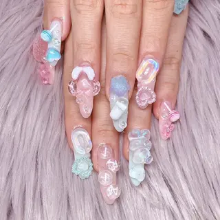 ネイル 稲垣 江梨花のネイルデザイン