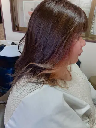 セミロング JIU所属・池岡 洋子のヘアスタイル