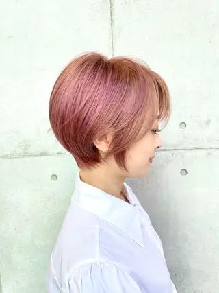 ショート ショート白髪染め無料 ／河瀬謙介のヘアスタイル