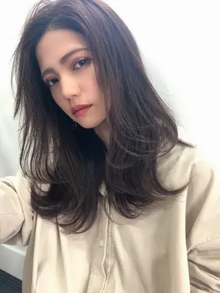 カラー ロング 🎊ルービック 京橋店💛のヘアスタイル