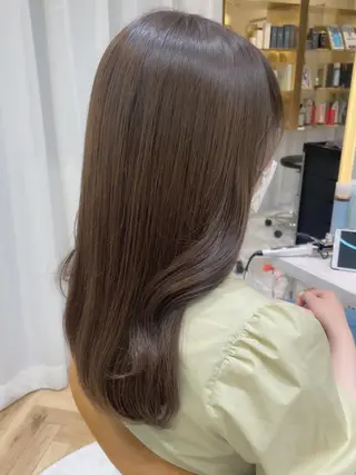 セミロング 産休中2026.4月 復帰予定/野崎華代のヘアスタイル