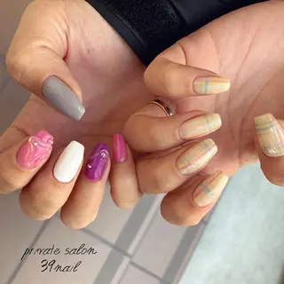ミディアム ネイル 京橋 【39nail】のネイルデザイン