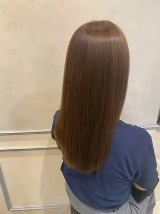 セミロング カラー 池西 佳穂のヘアスタイル