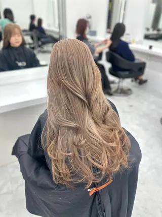 ロング カラー パーマ ヘアアレンジ メンズ キッズ ♥️韓国ヘア レイヤー♥️ゆりのヘアスタイル