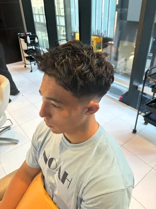 ショート パーマ メンズ 野田 聖輝のヘアスタイル