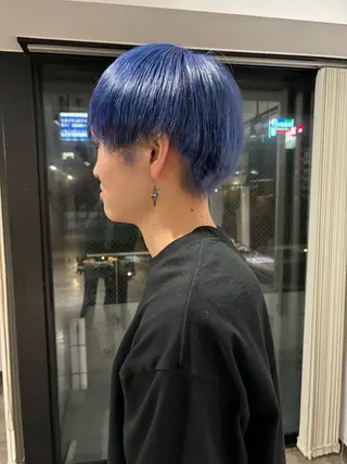 ショート カラー 暖色カラー🍒 ケアブリーチ/akiのヘアスタイル