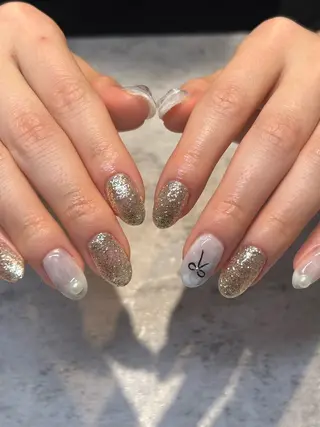 ネイル mellow :所属・mellow:ｸﾙﾐ ﹡˖˟༝🎀˖˟ ༝のネイルデザイン