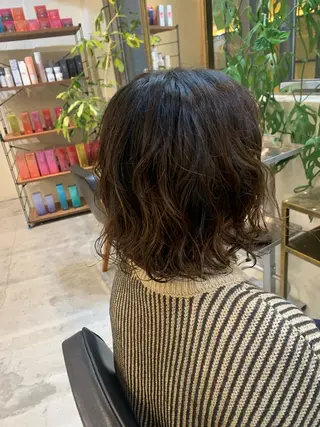 パーマ 丸みショート/新宿 /みづき🐏のヘアスタイル
