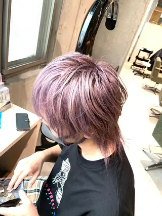 ショート カラー 立川/シールエクステ /みづきのヘアスタイル