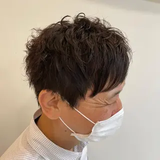 ミディアム カラー パーマ ヘアアレンジ メンズ キッズ マツエク・マツパ sara 荒井店のヘアスタイル