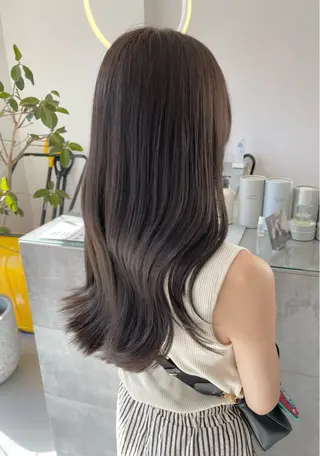 カラー 透明感赤み消し 加茂丈登のヘアスタイル