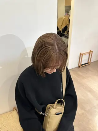 ミディアム カラー 梅田/柔らかカラー/ オオハシ リナコのヘアスタイル