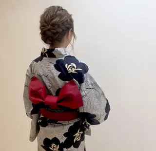 セミロング ヘアアレンジ loca by tree所属・髪質改善/うる艶ヘア HARUNAのヘアスタイル