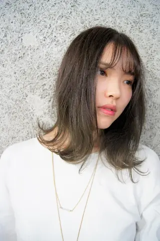 ミディアム カラー ヘアアレンジ terra✂️川嶋 大輔のヘアスタイル