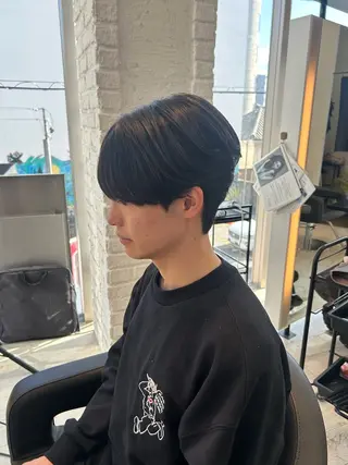 メンズ 有働由良／ハイトーン ／韓国メンズヘアのヘアスタイル