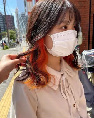 カラー 艶髪🥣透明感カラー 🫧前田奈津実のヘアスタイル