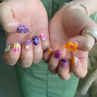 ネイル ゆびノさき茨木店 ニュアンス/アートのネイルデザイン