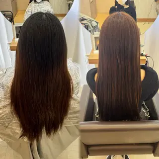 ロング カラー lapereau ayanaのヘアスタイル