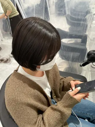 ショート カラー 乾かすだけで美髪✨ 髪質改善専門/鈴木遼のヘアスタイル