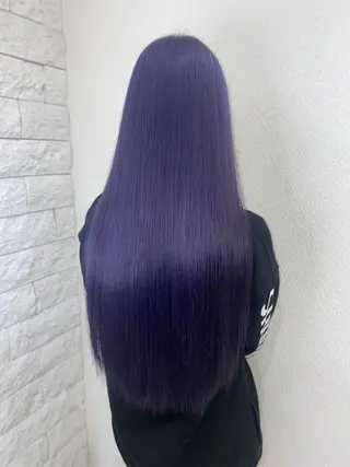 ロング ゆぴ☾‪/推しカラー /ハイトーンのヘアスタイル