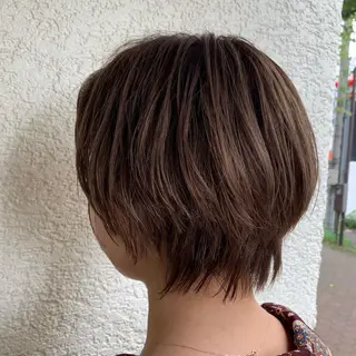 ショート カラー パーマ ヘアアレンジ メンズ キッズ ネイル マツエク・マツパ 架空〜KAQU〜所属・【clan】 NOGAMIのヘアスタイル
