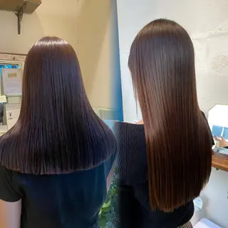 ロング 艶髪/艶カラー/縮毛 /   タキダのヘアスタイル