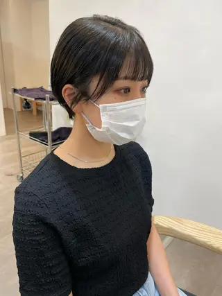 ショート 大迫 江梨のヘアスタイル