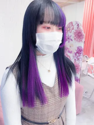 ロング カラー BOX mico.のヘアスタイル