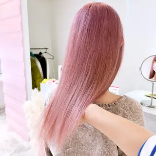 カラー ヘアアレンジ 艶髪ハイトーン/ ブロンド/Nagiのヘアスタイル