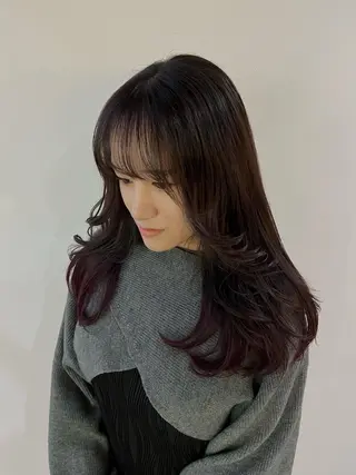 ロング anon所属・田中 結月のヘアスタイル