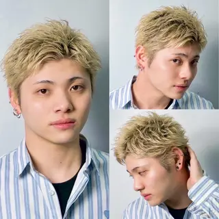 ショート ヒロ銀座ヘアーサロン 池袋東口店所属・千葉 翔太のヘアスタイル