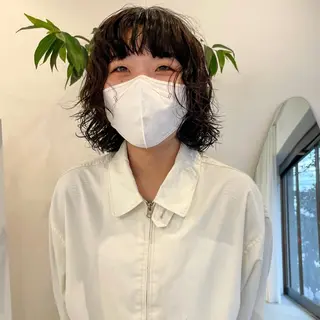 ミディアム パーマ 可愛いパーマスタイル といえばISSEYのヘアスタイル