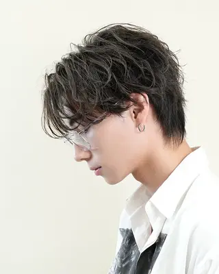 パーマ パーマ縮毛矯正特化 🥀𓈒のヘアスタイル