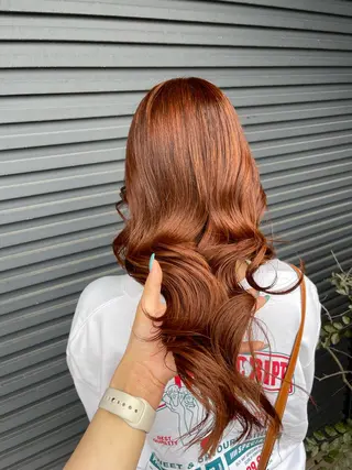 ロング カラー SALOWIN 岡山店所属・ボブ/艶カラー/ manaka 🥣のヘアスタイル