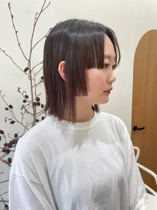 ミディアム カラー パーマ ヘアアレンジ メンズ tatsumi/ボブ ウルフ/レイヤーのヘアスタイル