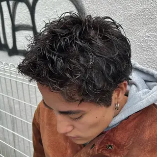 ショート パーマ メンズ 梅田/メンズ専門 ／加地光尊のヘアスタイル