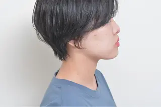 ショート jjeno所属・kaN./ボブ /髪質改善ストレートのヘアスタイル