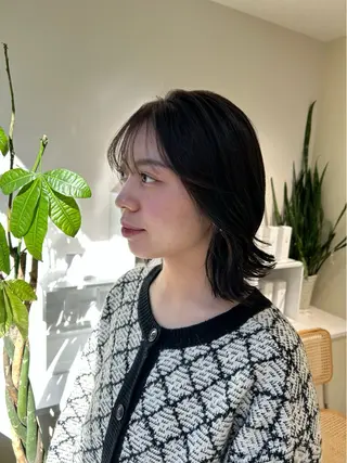 ミディアム カラー 🩰ニシムラヒカリ 半個室salon♡*のヘアスタイル