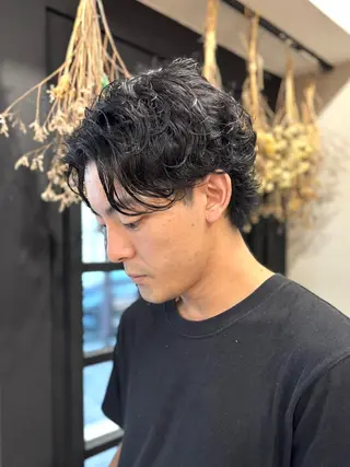 パーマ メンズ ✨メンズ縮毛モデル 募集✨イブキのヘアスタイル