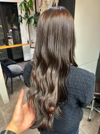カラー ンジハ えみのヘアスタイル