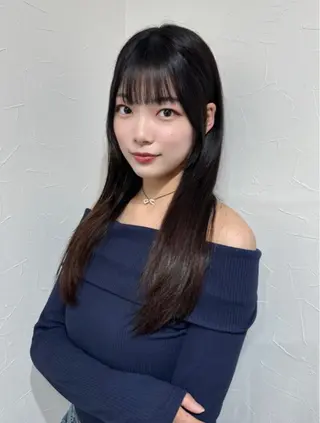 ロング レイヤー/くびれ巻き 三好悠生のヘアスタイル