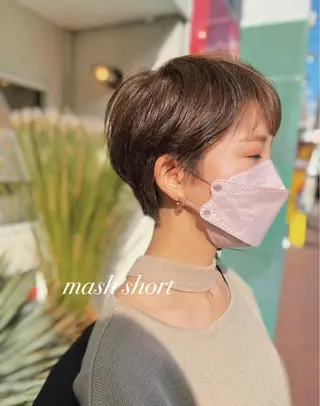 ショート カラー パーマ 高橋胡桃🪽 ディレクターのヘアスタイル