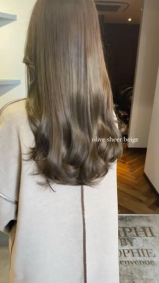 ロング カラー eclart ayaのヘアスタイル