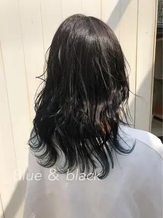 セミロング カラー merc. 福田茜のヘアスタイル